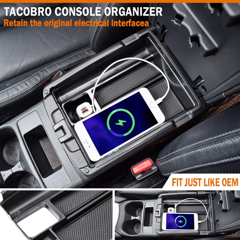 TACORBO Center Console Tray Compatible with Nissan Rogue 2014-2020 and