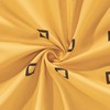 Erwin Müller Satin Cushion Cover, Cushion Cover, 100% Cotton, Yellow/Anthracite,