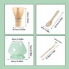 YQkangzhu Matcha Tea Whisk Set, Traditional Handcrafted Bamboo Matcha Whisk