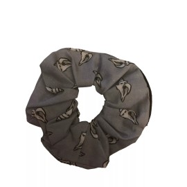 SHOPGALNY Multi Seashell Print Cotton HAIR ZIPPER SCRUNCHIE FUN GIFT IDEA, CAMP, BEACH NWT