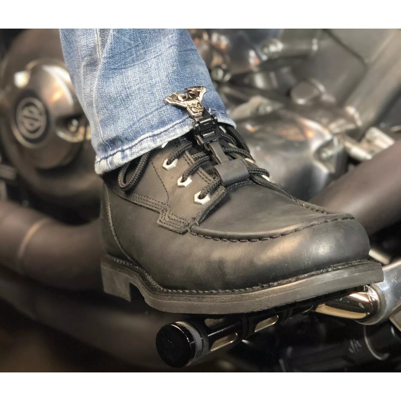 Biker Boot Straps Motor Head Boot-Loops
