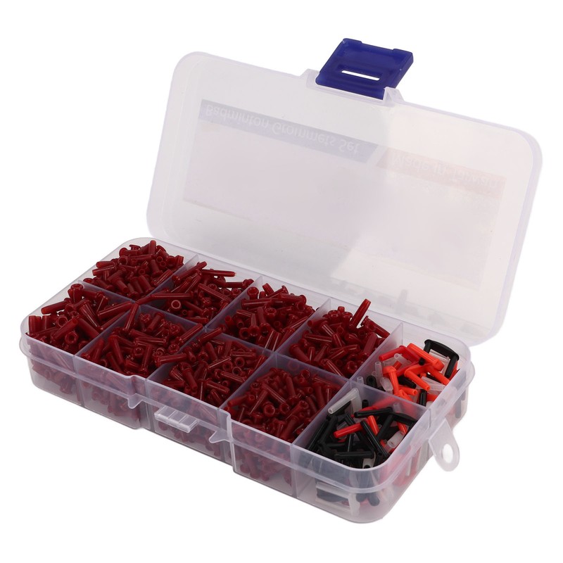 POWERTI 1500Pcs 1 Box Badminton Racket Racquet Grommets Eyelets Replacement