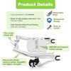Mofun Luggage Rack Rear Grab Handles Bracket Compatible with Harley