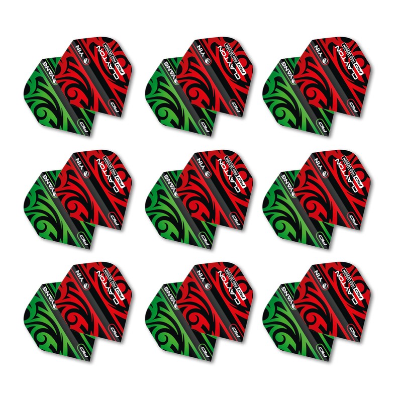 RED DRAGON Yin Yang Double Sided Jonny Clayton Red &
