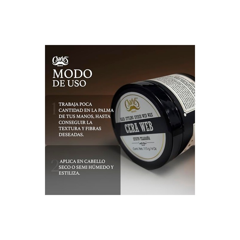 Cera Web Efecto Telaraña Charle's 113 Grs / 4 Oz