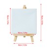 10Pcs Mini Easel Stand 5.9in High 3.1in Wide Adjustable Slope