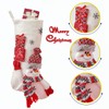 19-Inch Large Christmas Stockings Pack of 3, Plush Velvet Fireplace