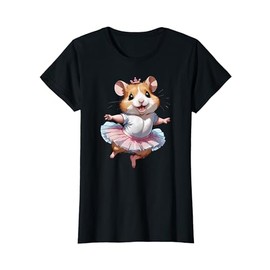 Cute Unique & Modern Hamster Ballet & Ballerina T-Shirt