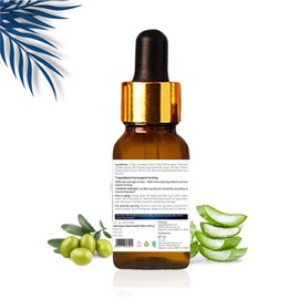 AMAzing EARTH Beard Serum for Men - Certified Organic, Hair Growth, Argan Oil, Shiny Beard, No Silicone, Vegan & Cruelty Free - 30 ml