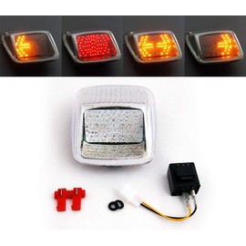 Artudatech Taillight + Turn Signals Harley V-ROD Night Rod Street Rod 2002-2011 Clear