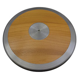 Champion Sports Wood Practice Discus, 1.0 kg