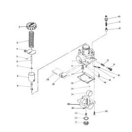 Aftermarket Carburetor For Kawasaki KDX80 1980-1988