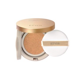 Etovos Mineral Grow Skin Cushion (Case + Puff) SPF32 PA+++ 0.4 oz (12 g) #Ochre Base Makeup Human Shape Ceramide