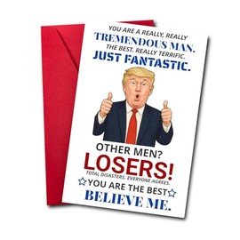 HeartInk Funny Birthday Gifts & Card for Men Husband Boyfriend Father, Humorous Birthday Card for Him Anniversary Valentine Father's Day Card