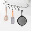 12 Pieces S Shaped Hooks Metal Hooks Shower Curtain Hooks