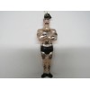Raz New Eric Cortina 6" Glass Tattooed Man Ornament 4353140