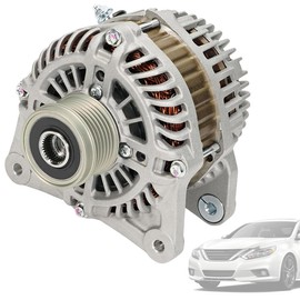 Alternator 12V 110A FIT 2013, 2014, 2015, 2016, 2017, 2018 Nissan Altima 2.5L L4 Sedan Coupe – Replace OE# 23100-3TA1B, A2TJ1881, PG-11657, 11657N
