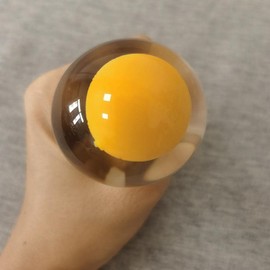 Ghzste Stress Balls for Kids and Adult Egg Splat Ball Soft Toys Eggs Yolk Balls Fun Toy for Children | Anxiety Reducer Sensory Play (Egg)