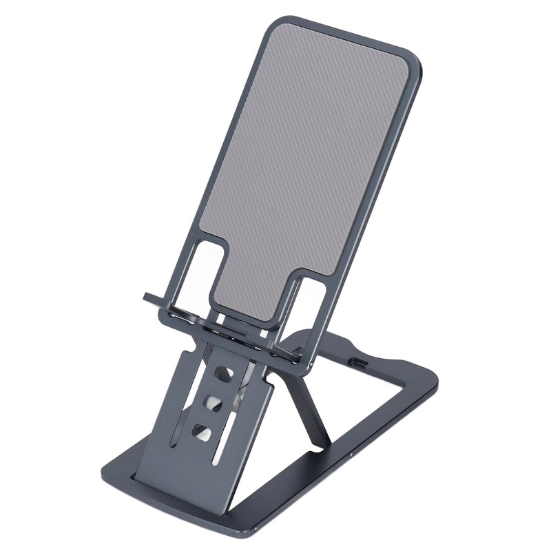 Phone Stand Foldable Portable Ergonomic 7 Angle Adjustments Bottom Silicone