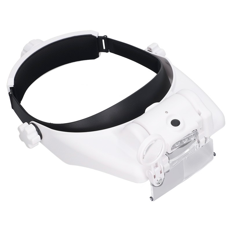 Head Magnifier Rechargeable Magnifying Glasses LED with 4pcs Eyeglass for