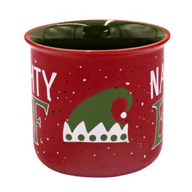 Lazy One Novelty Mugs, Funny Gift Mug for Family, Friends, or Coworkers in your Office, Camping (Naughty Elf)
