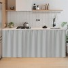 SK Studio Short Curtains for Kitchen, Privacy Cabinet Curtain Dust-Proof