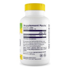 Coenzima Q10 CoQ10 100 mg Healthy Origins 150 cápsulas blandas es una sustancia natural que facilita la producción de energía celular