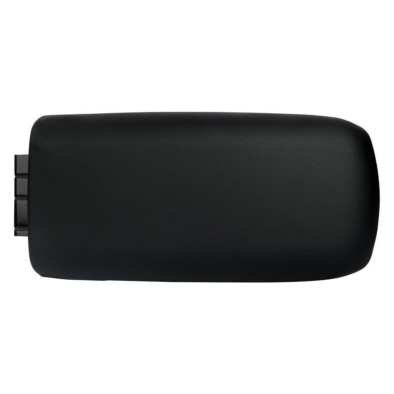 TQPONLY Upgrade Black Center Console Lid with Hinge,Compatible with Ford