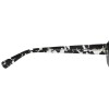 Coach Women's HC8168 Sunglasses Black/Black Crystal Mosaic/Light Grey Gradient