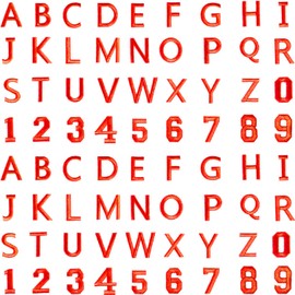 Hysgscwd 72Pcs Iron On Letters and Numbers Patches, Embroidered Patches, 52Pcs Alphabet A to Z and 20Pcs Number 0-9, Sew on Applique for Clothes Shoes Hats Bags Socks Jeans DIY Accessories