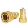 DT 1/4" Quick Disconnect Coupler Valve for Carpet Cleaning Wand
