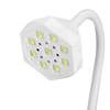 27W Gooseneck Nail Lamp with 9pcs Lamp Chips Flexible Gooseneck