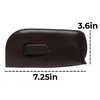 Large Soft Syn.Leather Slip-in Case w/Clip Safety Eyewear Brown 7.25"