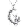 WINNICACA Mother's Day Mother and Daughter Necklace 925 Sterling Silver