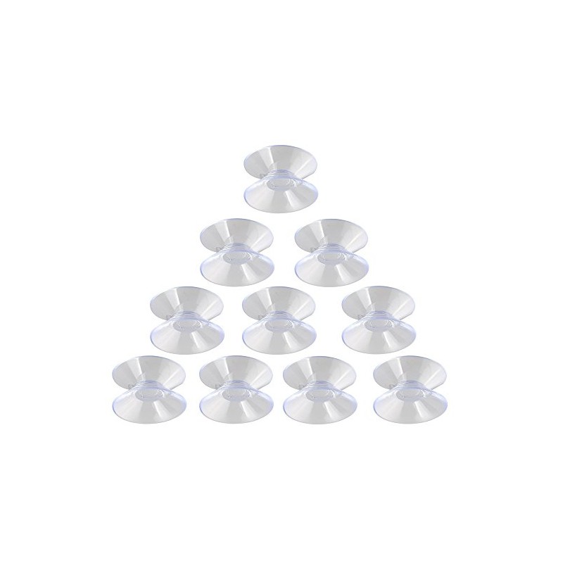 Honbay 20pcs 30mm Double Sided Suction Cups Sucker Pads for