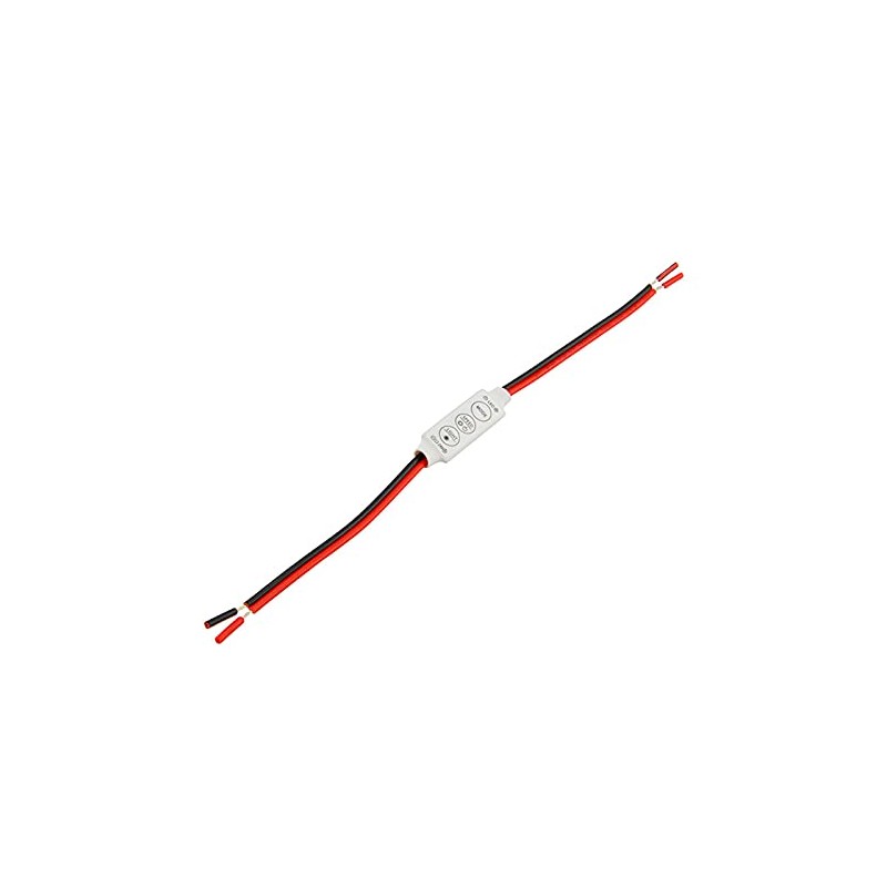 Acxico 4Pcs Low-Profile Inline Controller Dimmer Switch for Single Color