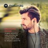 Motorola Earbuds 3S - Auriculares Manos Libres, con Cable Plano