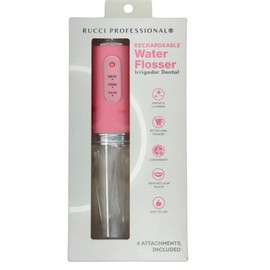 Rucci Professional Rechargeable Water Flosser – Cordless Dental Irrigator for Deep Cleaning
