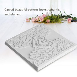 Beufee Wedding Invitations with Envelopes, Pack of 10 Wedding Invitation Cards, Elegant Invitation Cards for Wedding, Birthday Party, Wedding, Bridal Shower, Birthdays, Engagements (#8)