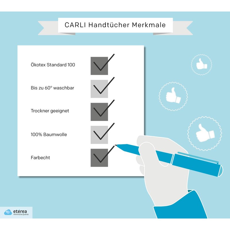 Etérea Carli Hand Towels, Single + Set + Bath Mat,