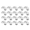 20Pcs D Ring Rivets 13x7mm 360 Degree Rotation Screw Stud