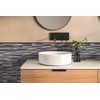 100-Pack Peel and Stick Backsplash Black Wood Tile Stickers Upgraded