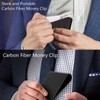 Carbon Fiber Money Clip Card Holder, Business Cash Clamp Wallet