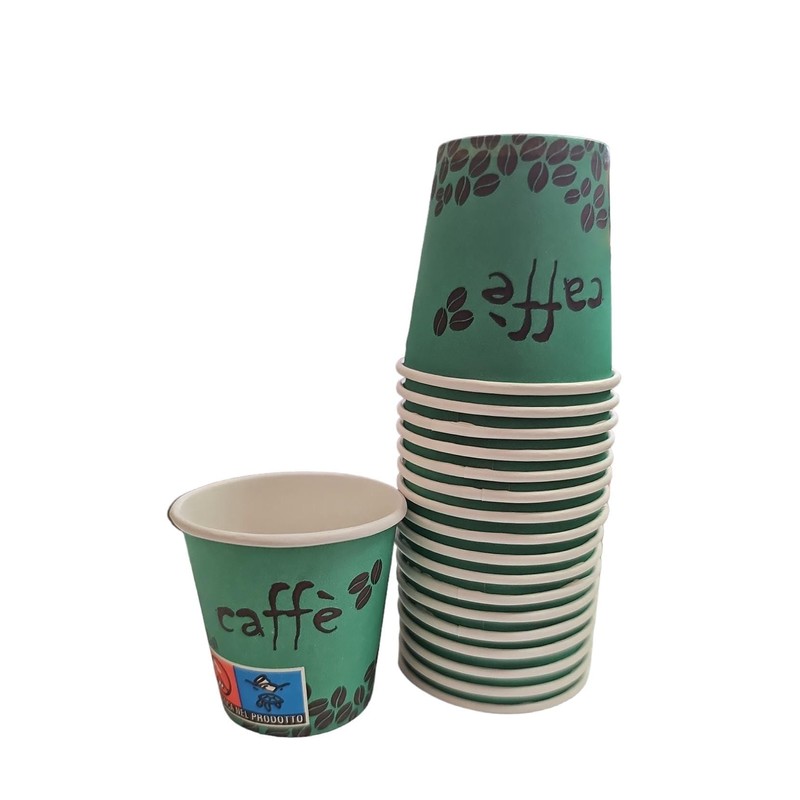 Paper Cups 75ml Biodegradable Hot Cold Drinks Coffee Barley Tea