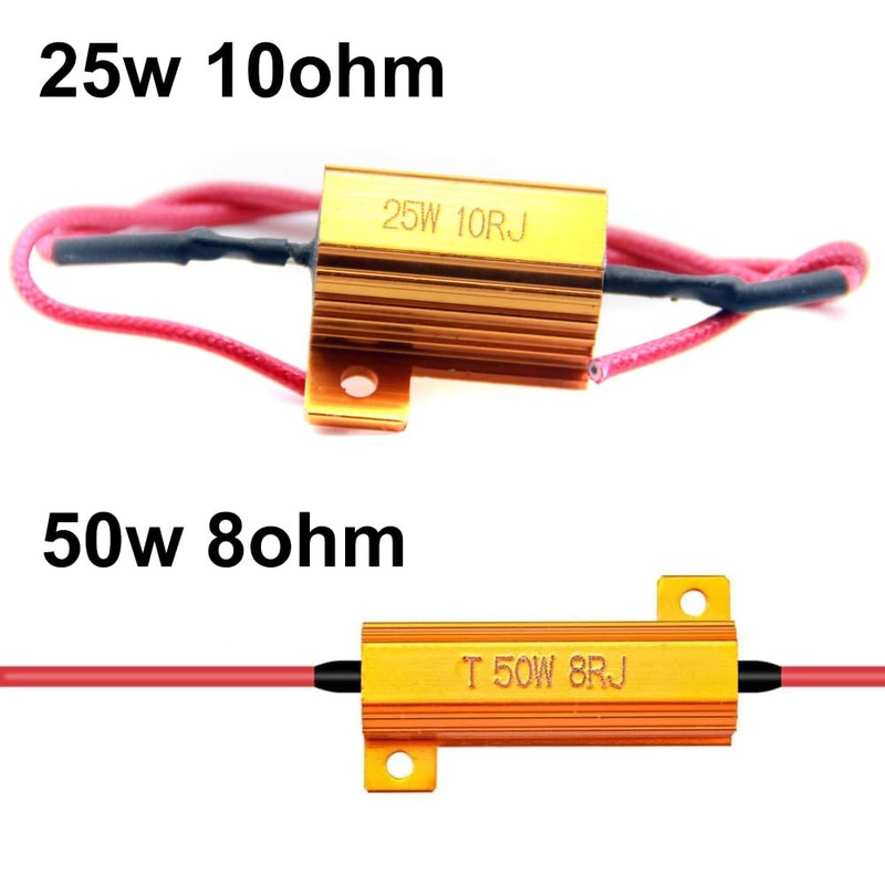 SOCAL-LED LIGHTING 2pcs LED Load Resistors 10 ohm LED Bulbs
