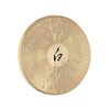 14.5" White Gong, Handcrafted Bronze Alloy — Includes Beater —