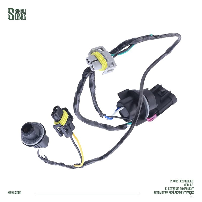 XINXUSONG 2pcs Headlight Wiring Harness 15930264 Headlamp Socket Wire 645-539