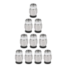 Pack of 10 3D Printer Pc4-M10 Connector, Pc4-M10 Connector, Pc4-M10 Pneumatic Connector, Pc4-M10 Pneumatic Connector, Pc4-M10 Pneumatic Connector, PTFE Tube Quick Push Fitting for 3D Printers