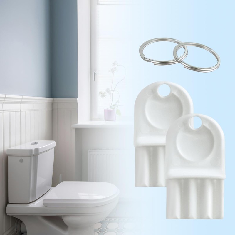 5 Pcs Toilet Paper Dispenser Key with 5 Pcs Key