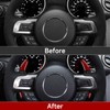 OYDDL 2pcs Steering Wheel Shift Paddle Extension Shift Paddles Sticker